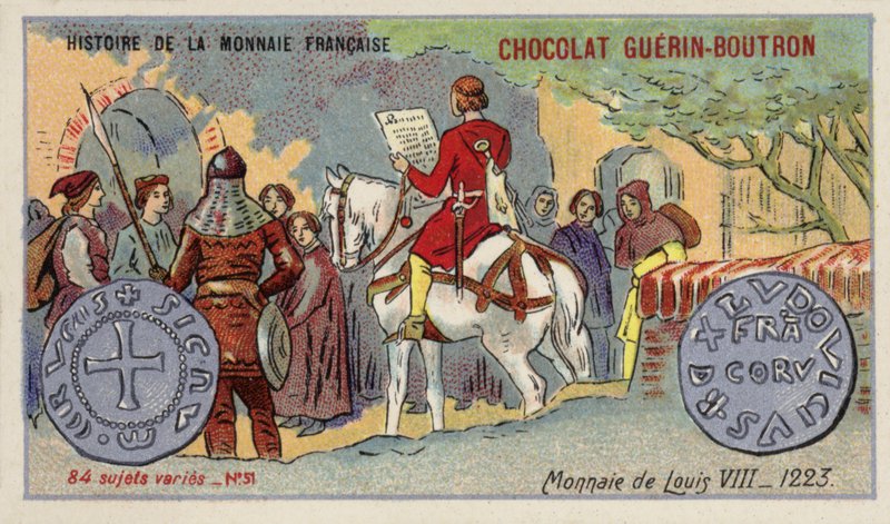 Louis VIII Madeni Paraları by French School
