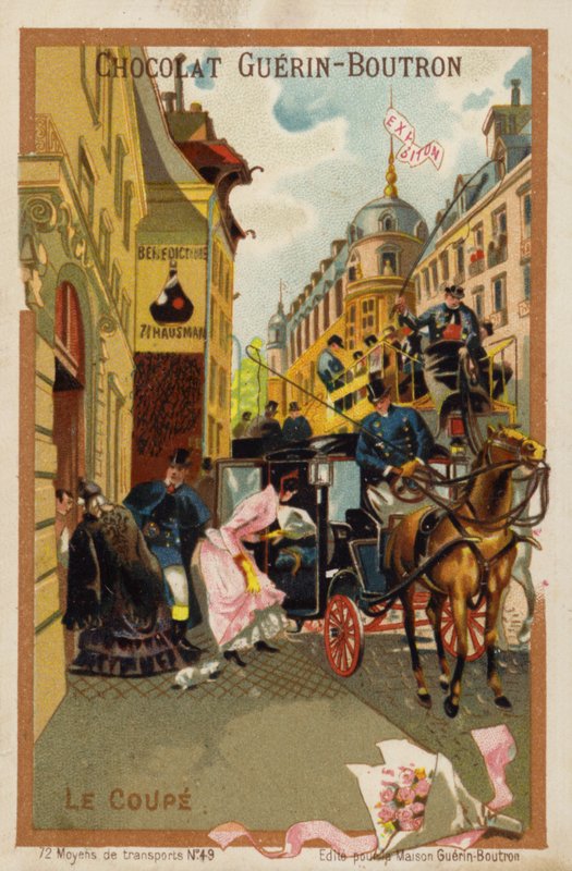 Coupe (kromolitho) by French School