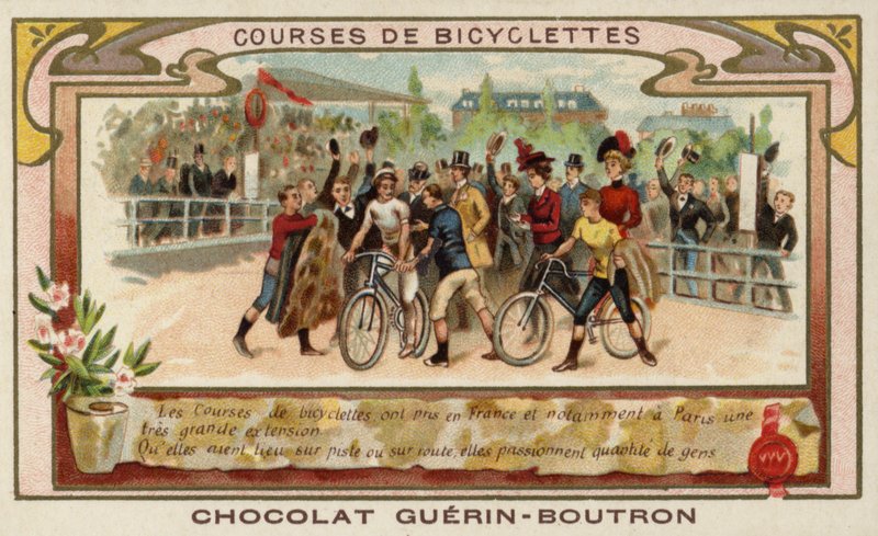 Bisiklet yarışı (chromolitho) by French School