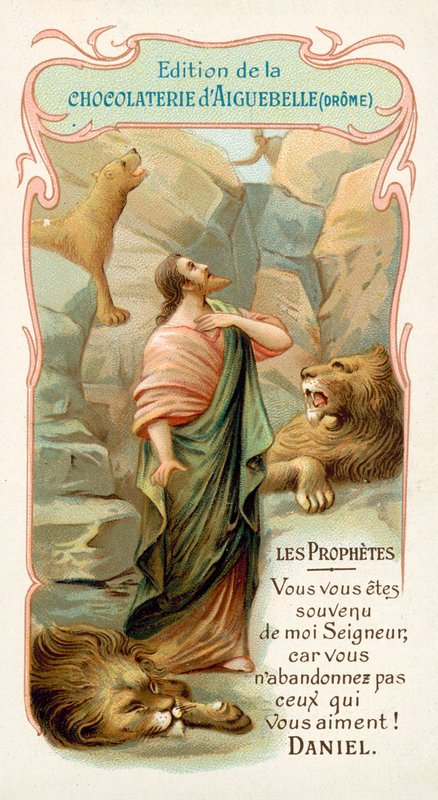 Daniel (kromolito) by French School