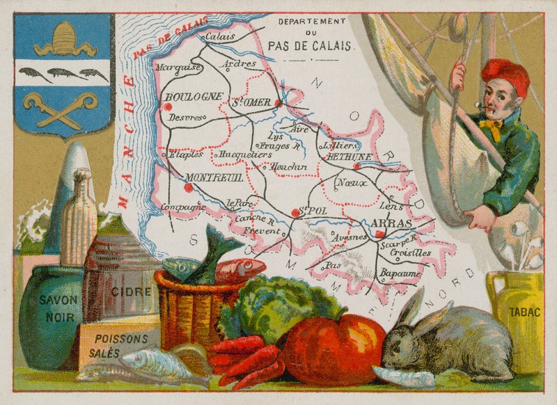 Kuzey Fransa'daki Pas-de-Calais Departmanı by French School