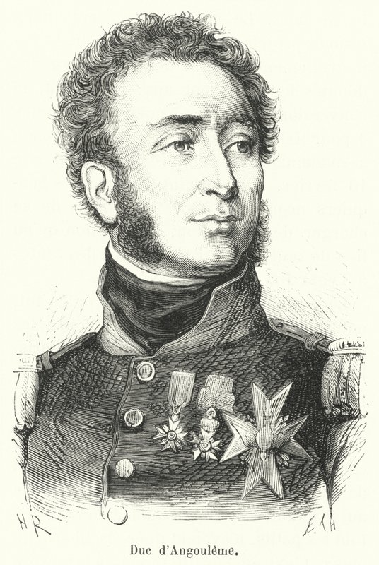 Angouleme Dükü (gravür) by French School