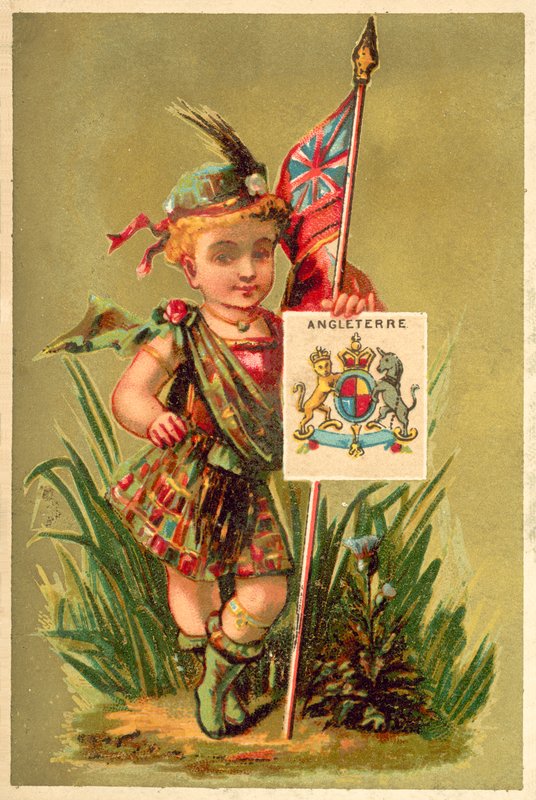 İngiltere (kromolitho) by French School