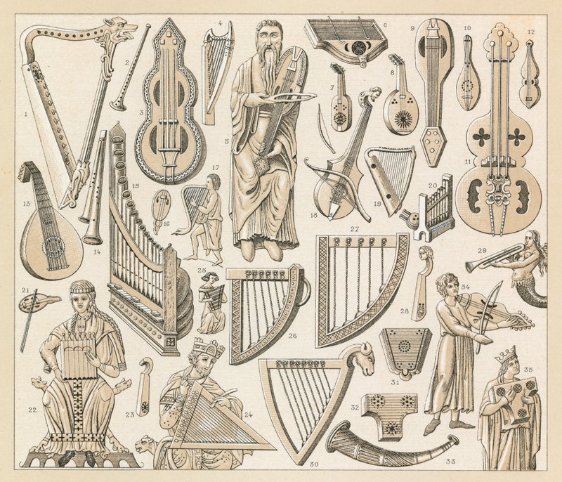 Avrupa Orta Çağ Kostümü by French School