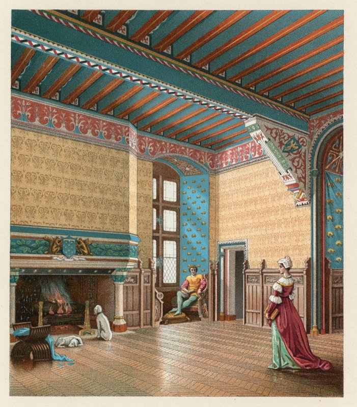 Avrupa Orta Çağ Kostümü by French School