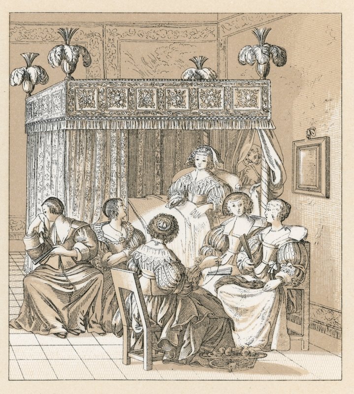 Avrupa XVII.Yüzyıl Kostümü by French School