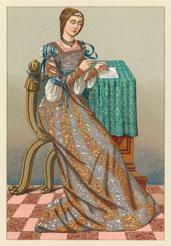 Avrupa XVI. Yüzyıl Kostümü by French School