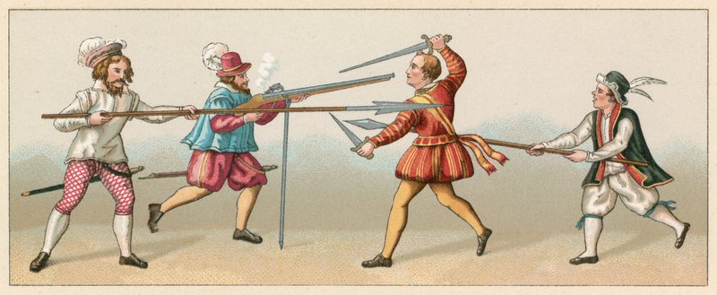 Avrupa XVI. Yüzyıl Kostümü by French School