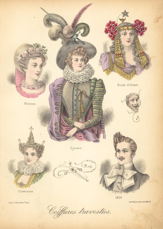 Sıra dışı saç stilleri by French School