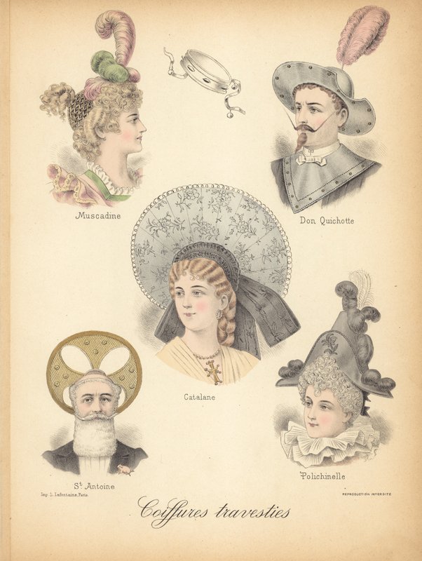 Sıra dışı saç stilleri by French School