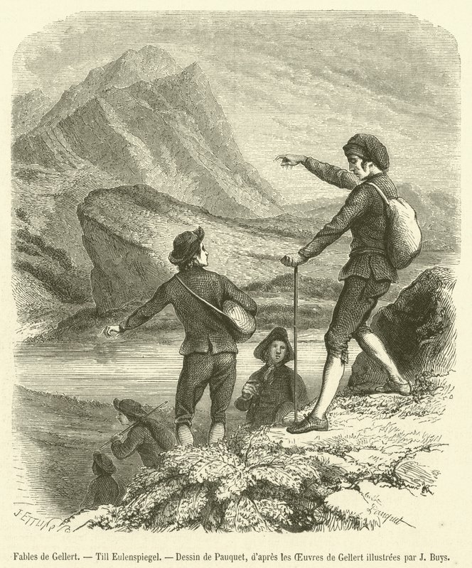 Fables de Gellert, Eulenspiegel