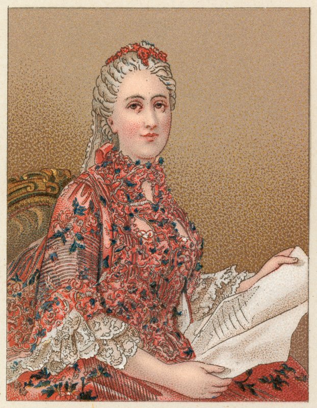 Fransa XVIII.Yüzyıl Kostümü by French School