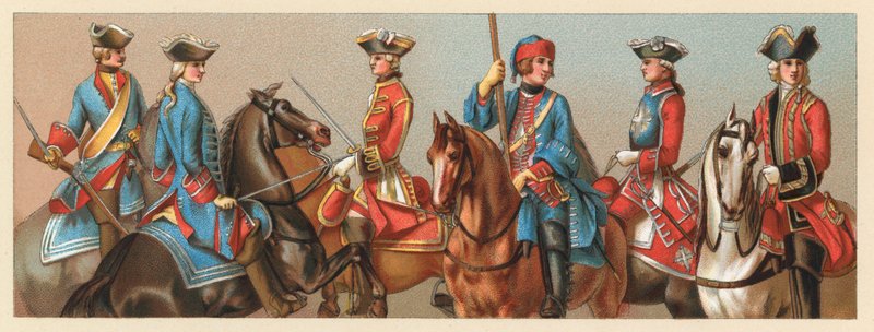 Fransa XVIII.Yüzyıl Kostümü by French School