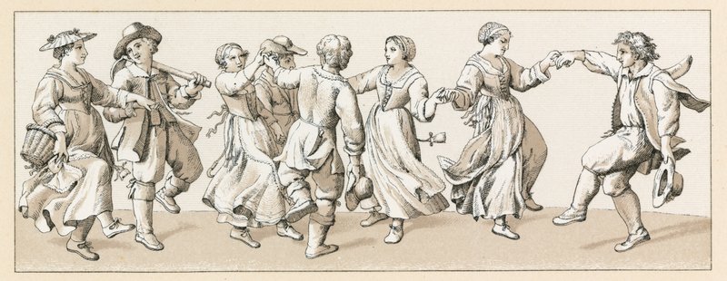 Fransa XVII.Yüzyıl Kostümü by French School