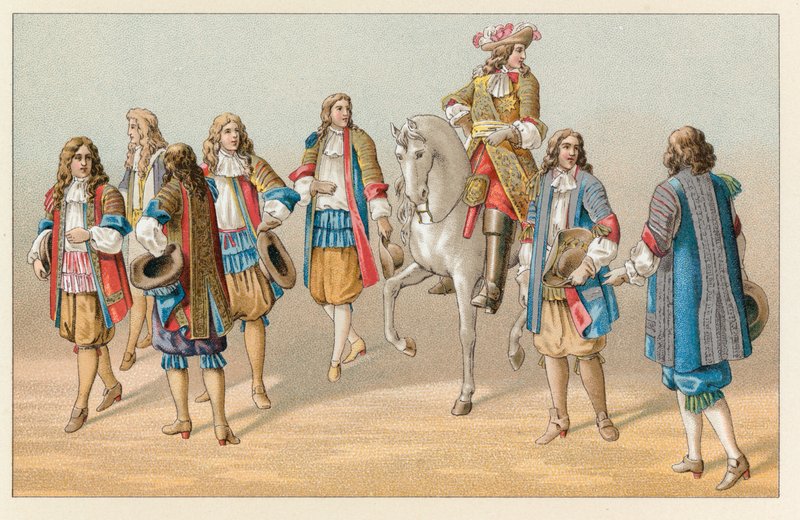 Fransa XVII.Yüzyıl Kostümü by French School