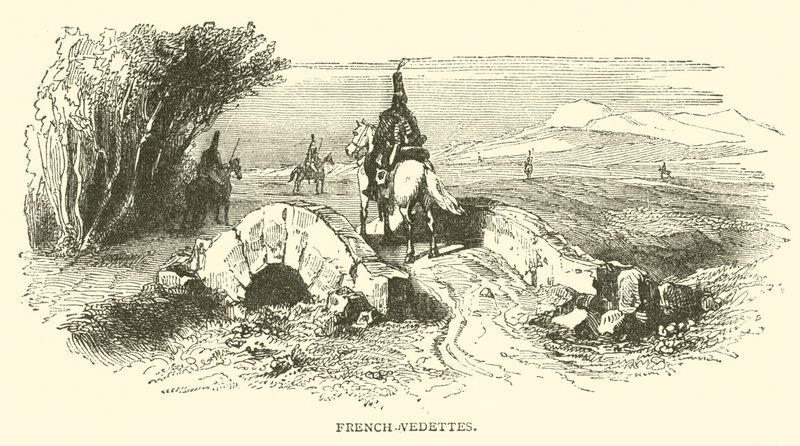 Fransız-Vedettes (gravür) by French School