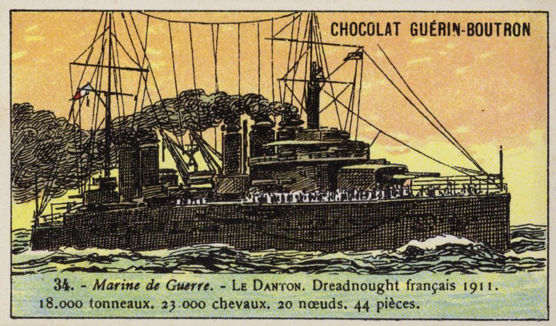 Fransız savaş gemisi Danton by French School