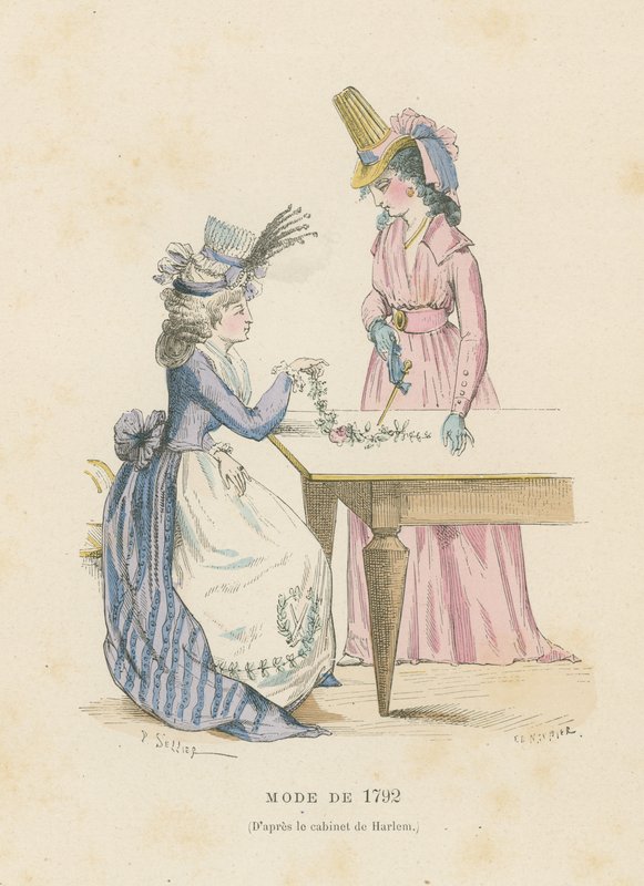 1792 Fransız modası by French School