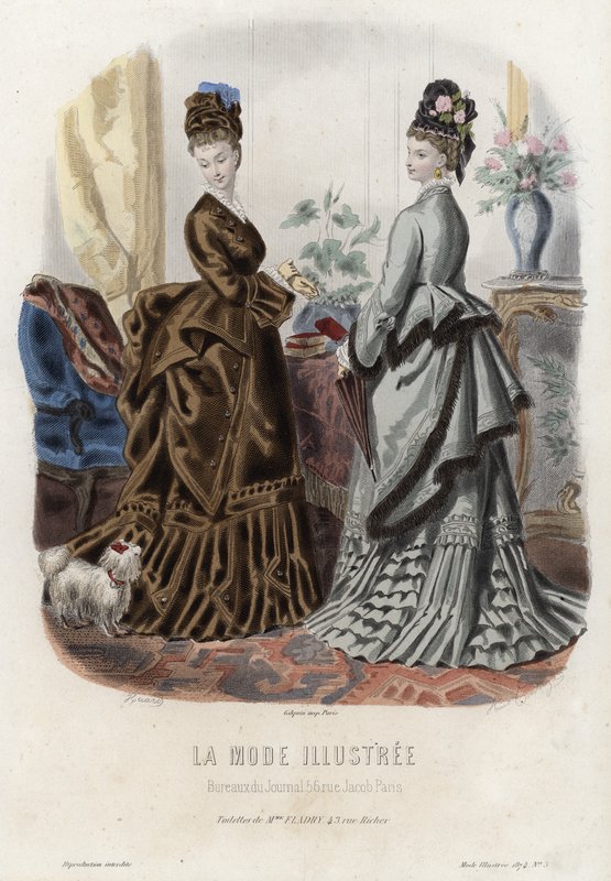 Fransız moda levhası, 19. yüzyıl sonu by French School