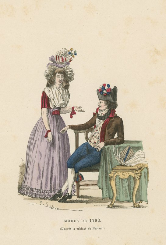1792 Fransız modası by French School