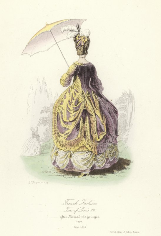 Fransız modası, Louis XVI zamanı by French School
