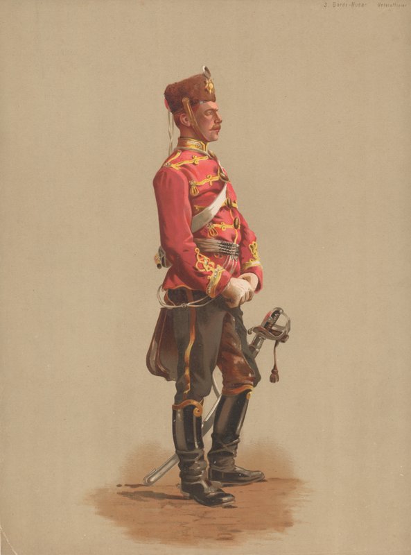 Muhafız hafif süvari eri, çavuş by French School