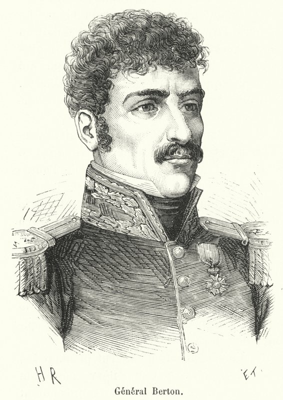 General Berton (gravür) by French School