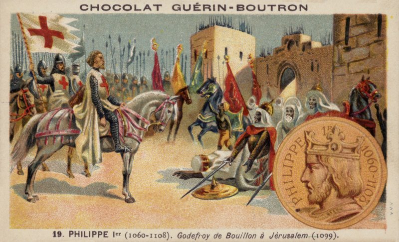 Godfrey of Bouillon, Kudüs'te by French School