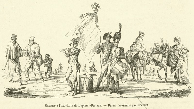 Duplessi-Bertaux tarafından gravür (gravür) by French School