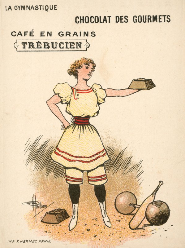 Jimnastik (kromolitho) by French School