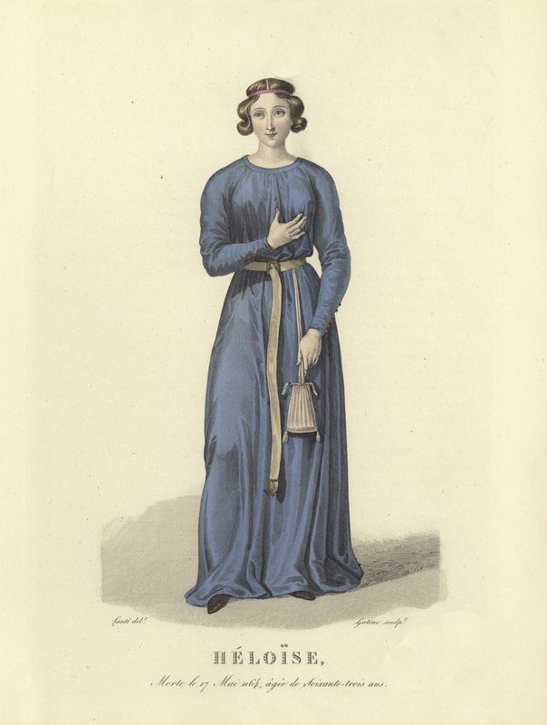 Heloise dArgenteuil, Fransız rahibe, bilgin ve başrahibe by French School