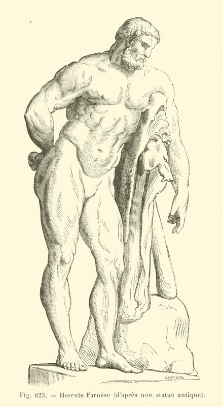 Hercule Farnese (gravür) by French School