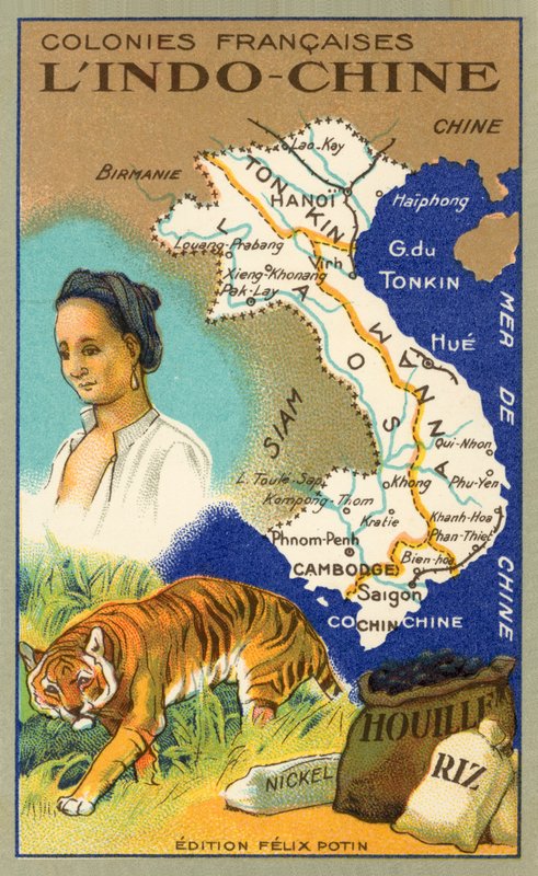 Çinhindi (kromolitho) by French School