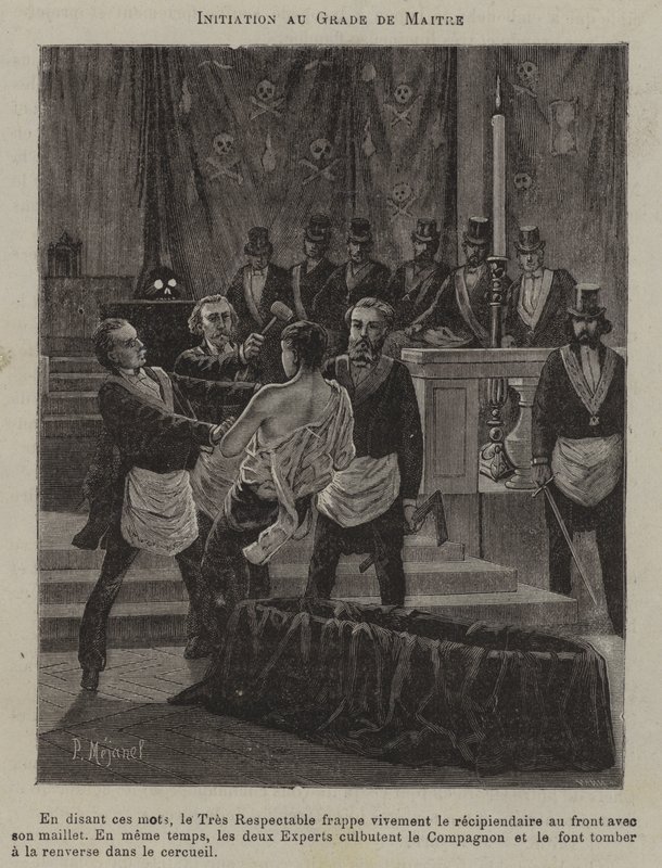 Master derecesine başlama (gravür) by French School