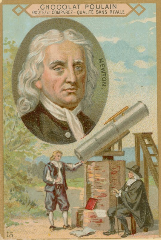 Isaac Newton by French School