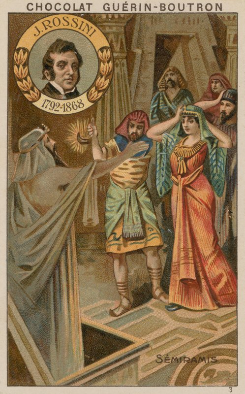 J Rossini, Semiramis by French School