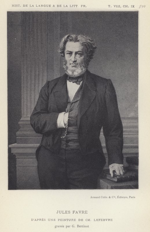 Jules Favre (taş) by French School