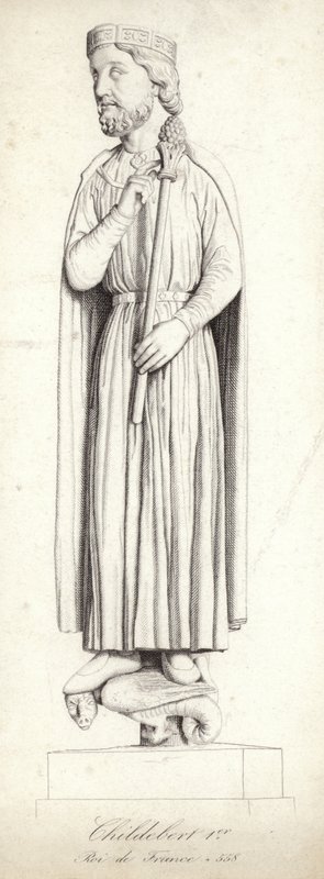 Fransa Kralı I. Childebert by French School