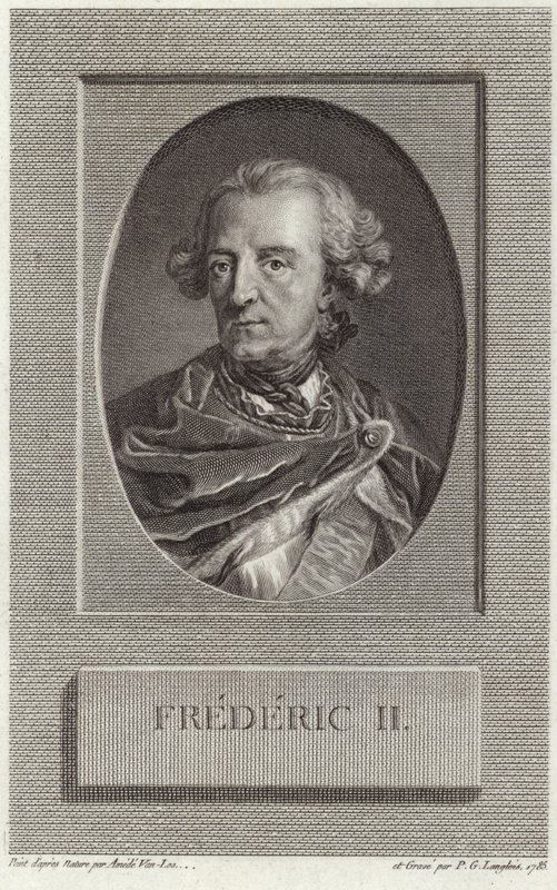 Prusya Kralı II. Friedrich by French School