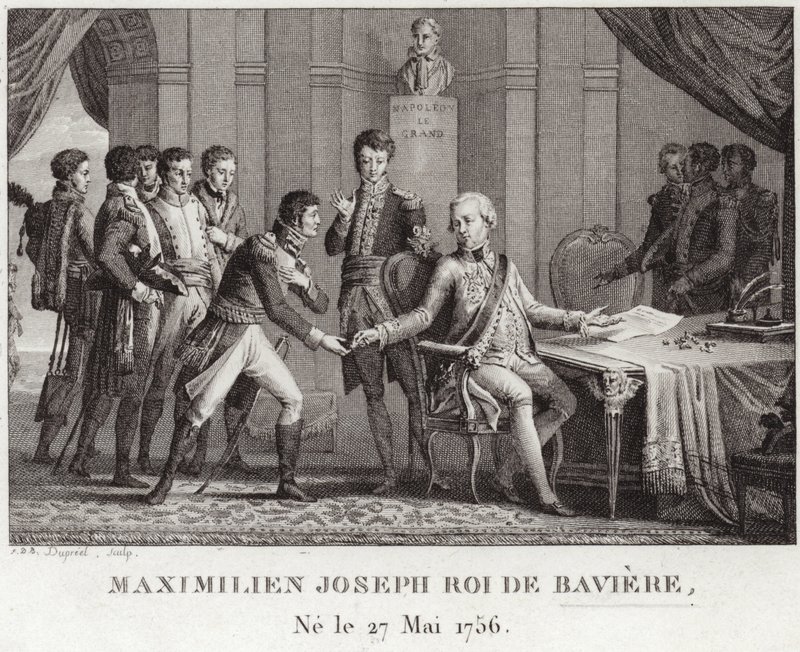 Bavyera Kralı I. Maximilian by French School