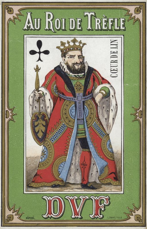 King of Clubs keten için etiket by French School