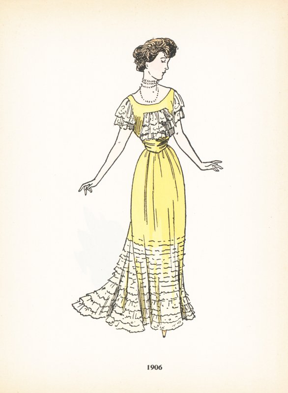 Bayan modası, 1906 by French School
