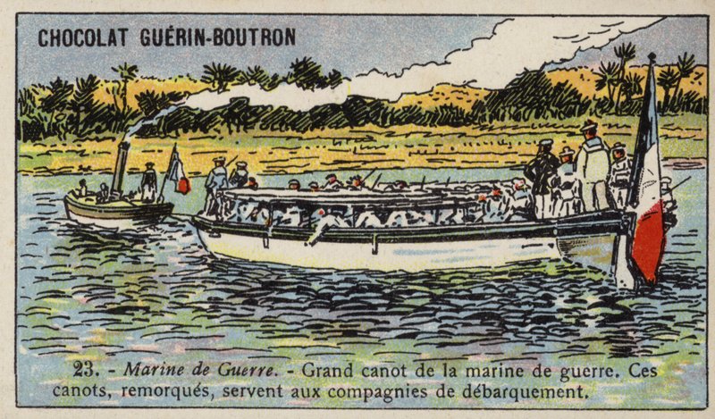 Büyük Fransız Donanması kesici (chromolitho) by French School