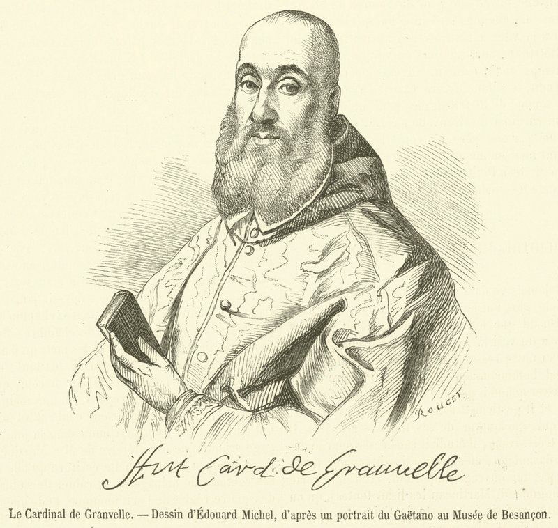 Le Cardinal de Granvelle (gravür) by French School