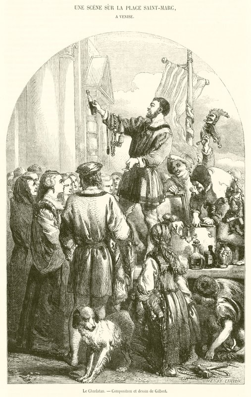 Le Şarlatan (gravür) by French School