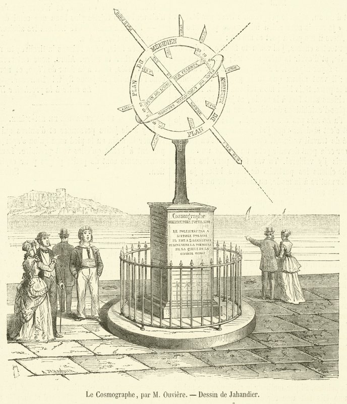 Le Cosmographe (gravür) by French School