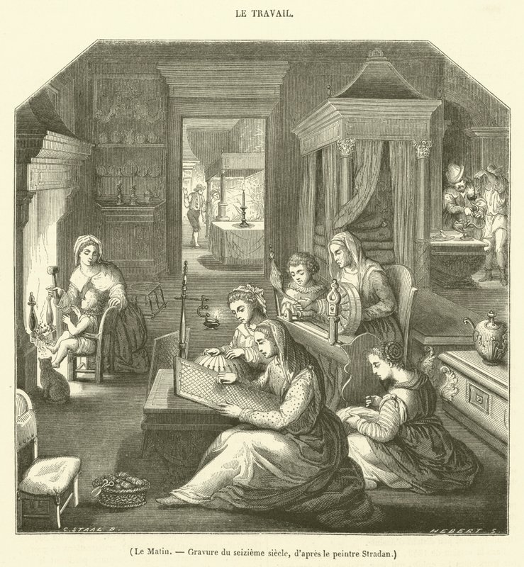 Sabah, Onaltıncı Yüzyıl Gravür (gravür) by French School
