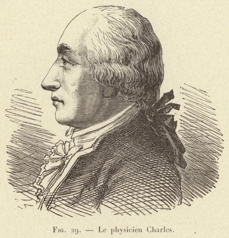 Fizikçi Charles (gravür) by French School