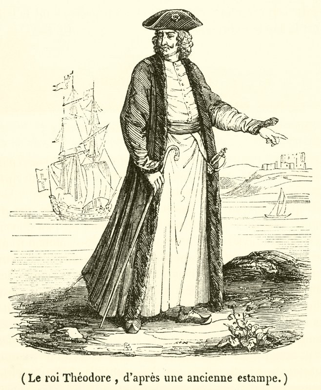 Kral Theodore (gravür) by French School