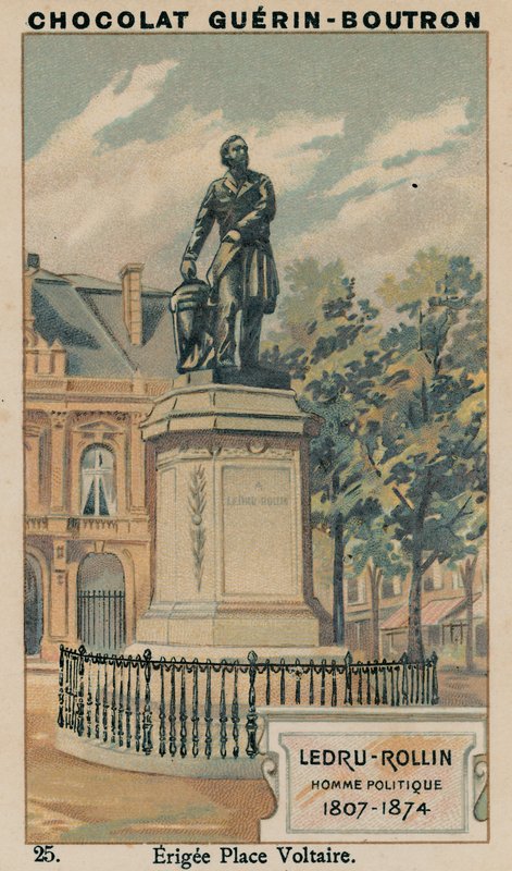 Ledru-Rollin, Politikacı, 1807-1874, Erigee Place Voltaire by French School